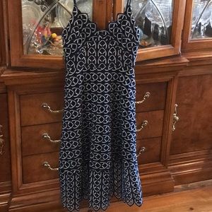 Gianni Bini navy dress 4
